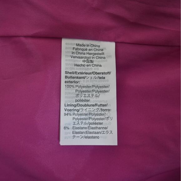 J. Crew Womens 10 Pink V-Neck Fit & Flare Lined Dress - Picture 8 of 9